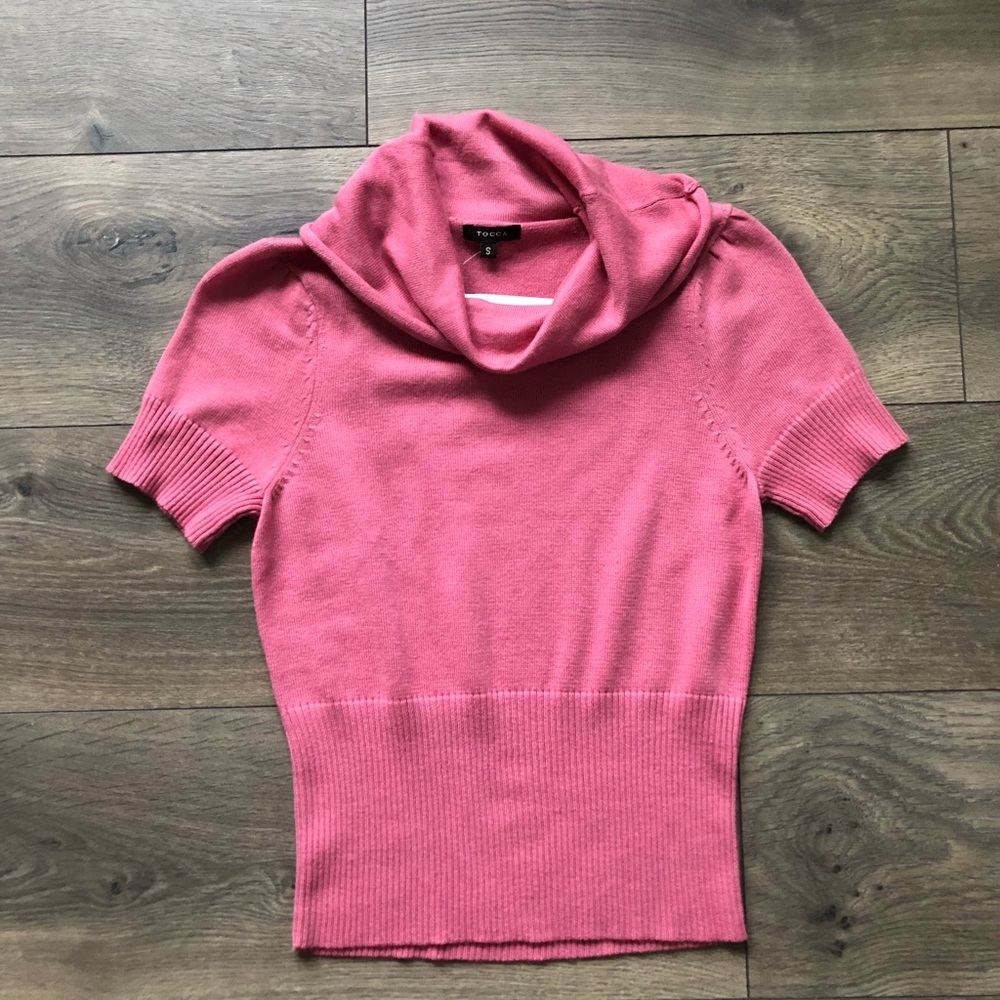 NWOT Tocca Cowl Neck Cashmere blend Sweater